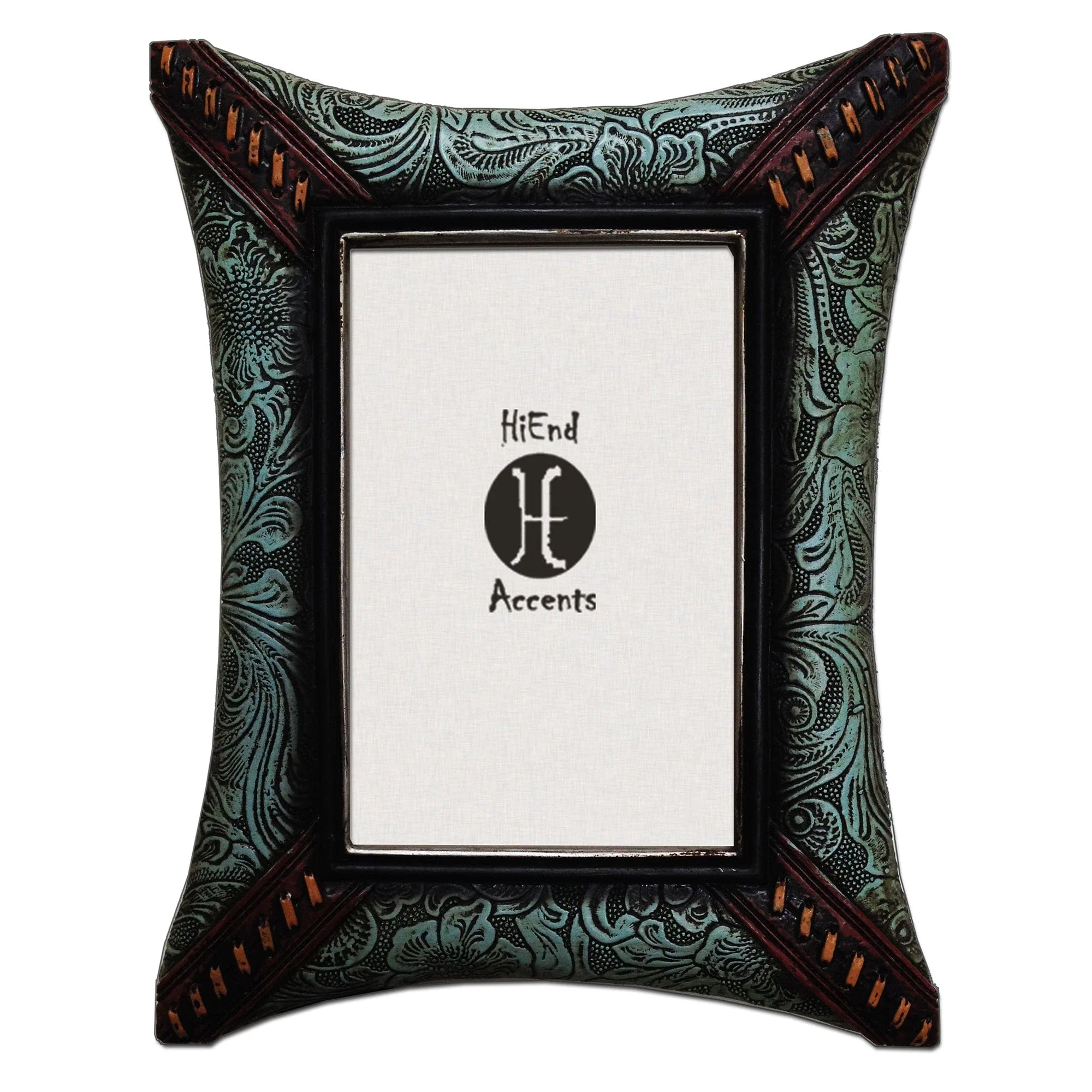 Casual Tooled Leather with Corner Lacing Versatile