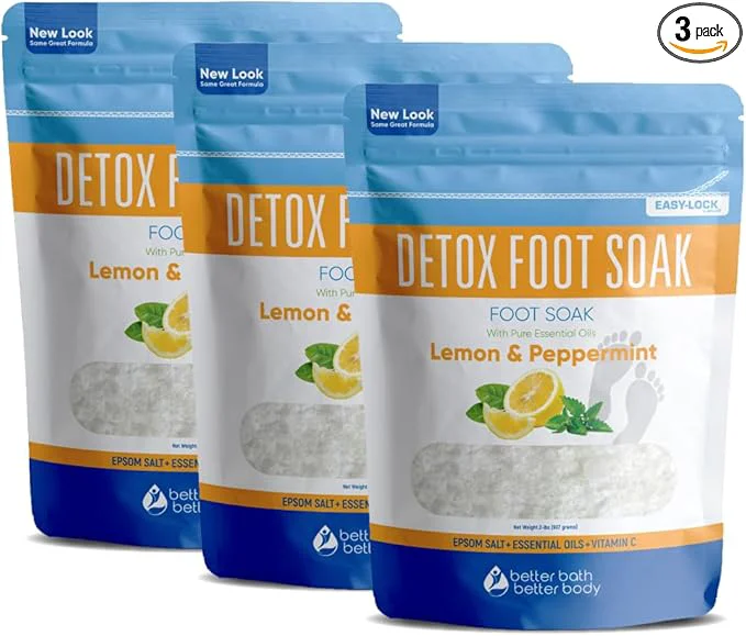 Solid Detox Foot Soak Epsom Salt Soothing Soaks and Athlete's Foot Detox Specialty