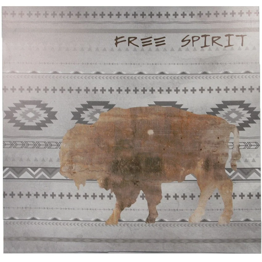 Breathable Spirit Aztec Buffalo Canvas Southwestern Wall Art Innovative
