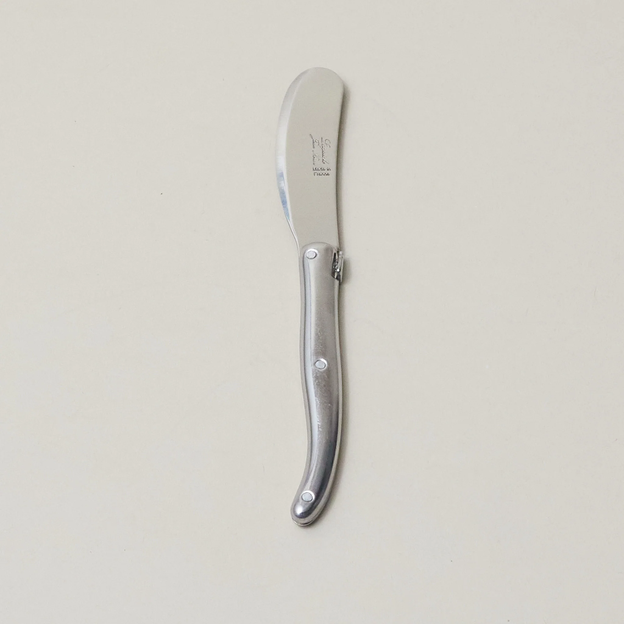 Solid Set of 4 Laguiole Mini Spreader Stainless Steel Efficient