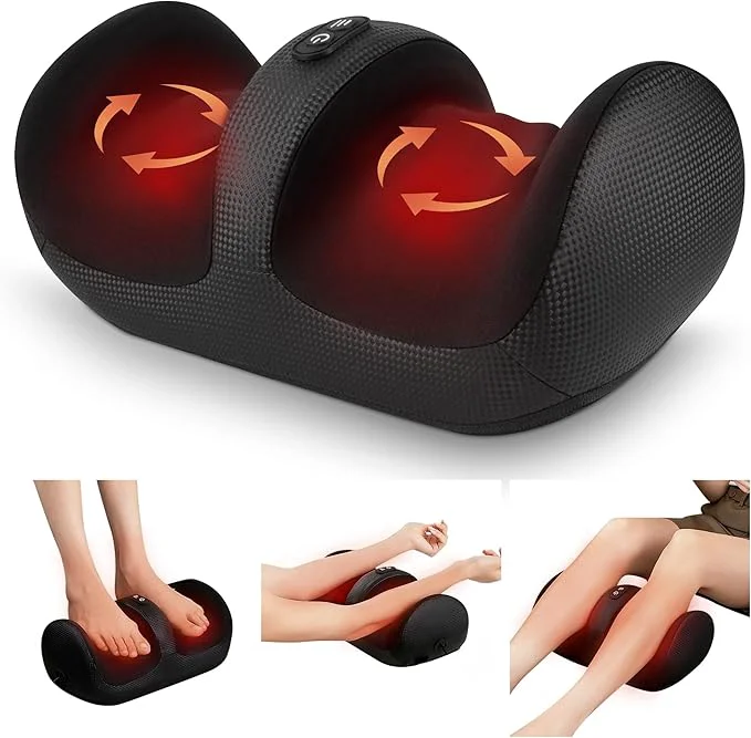 Versatile Nekteck Foot Massager with Heat Foot Roller Shiatsu Calf Leg Massager Superior