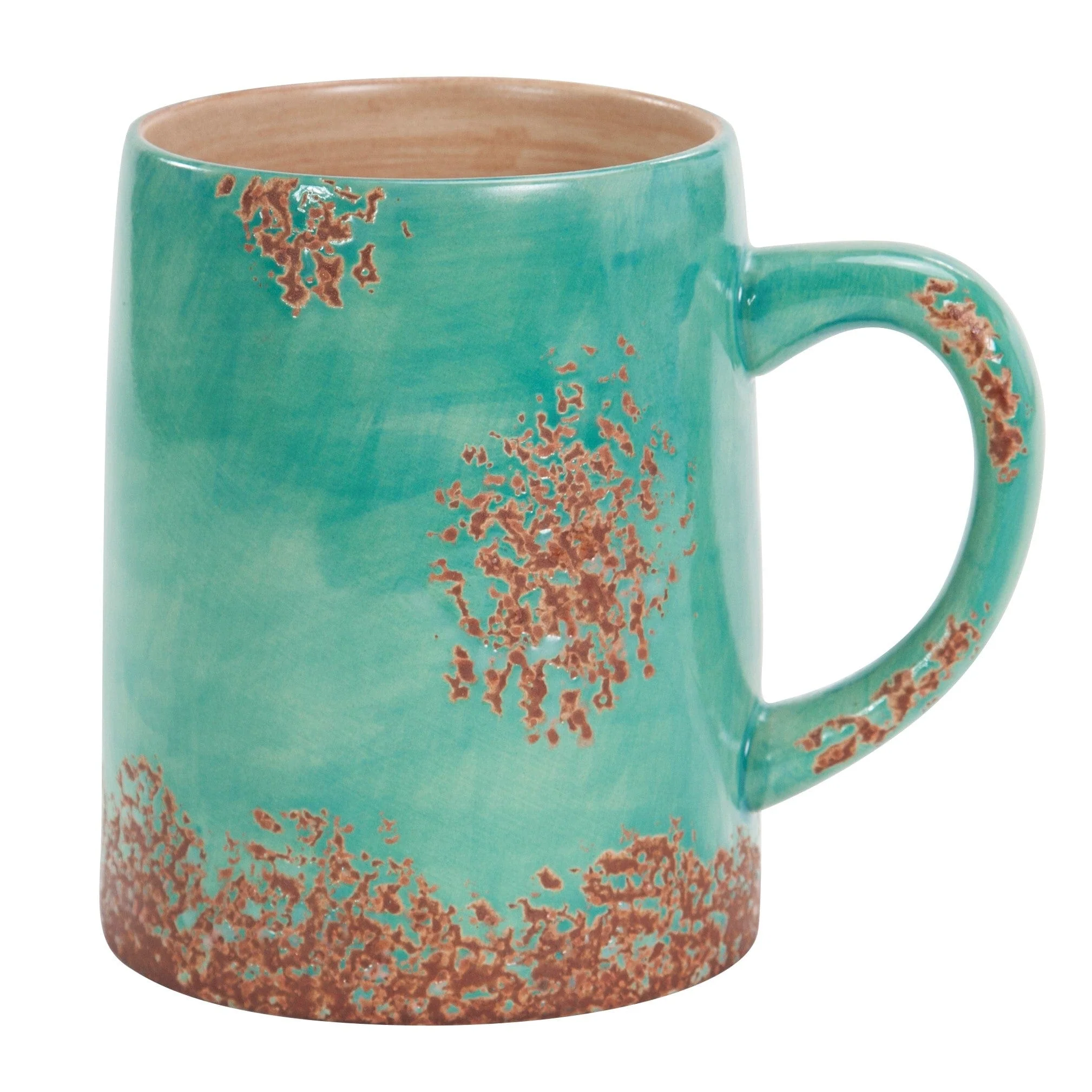 Refined Patina Turquoise Mug Set 4 Pc Innovative
