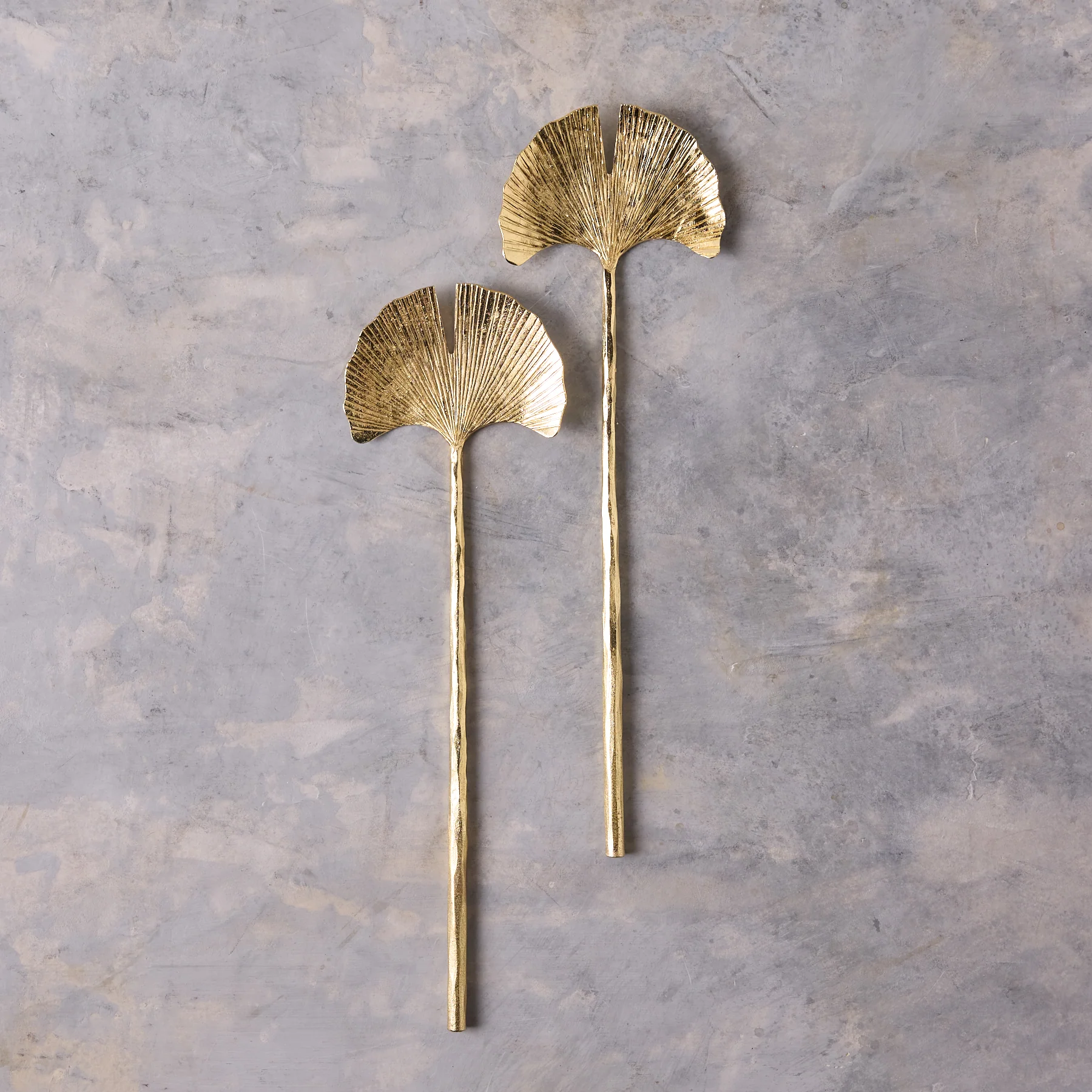 Classic Gingko Gold Salad Servers Healthy