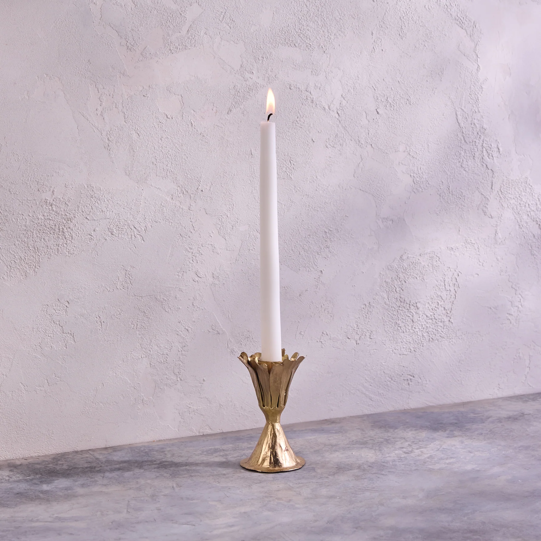 Superior Gold Floral Candleholder Small Consistent