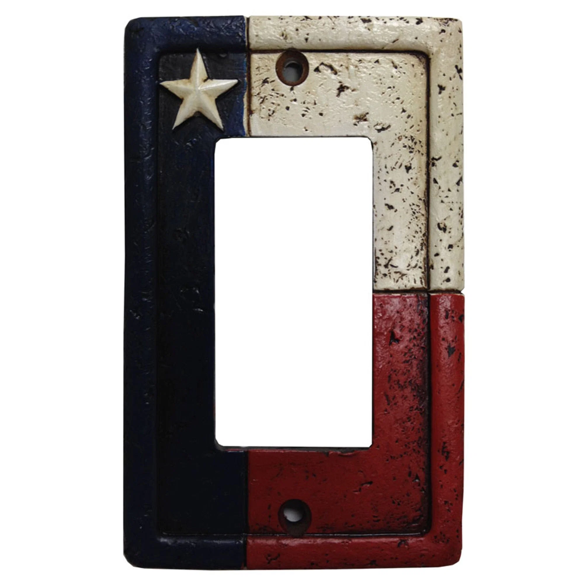 Fine Texas Single Rocker Wall Switch Plate Functional