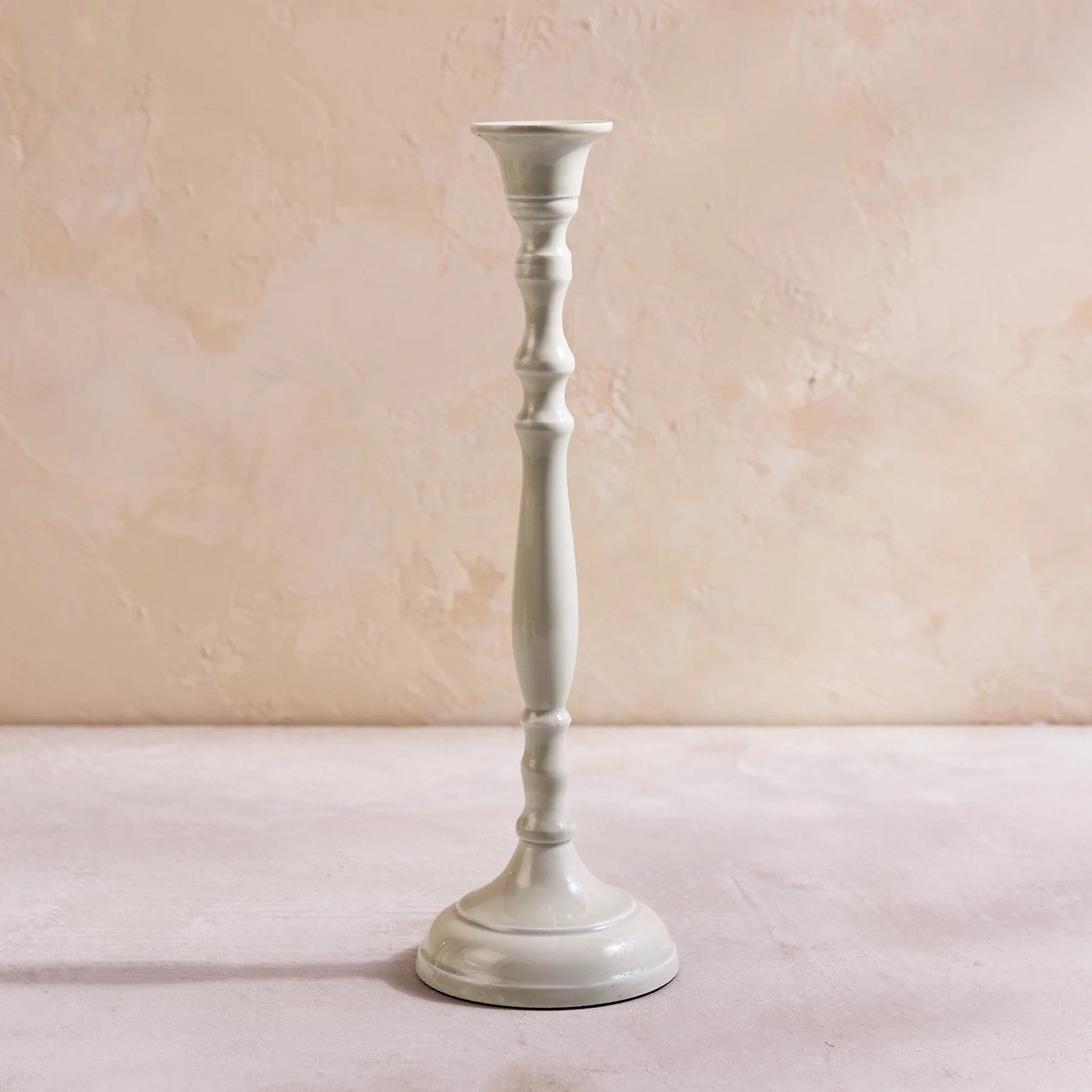 Effective Nera Light Green Candle Holder Large Casual