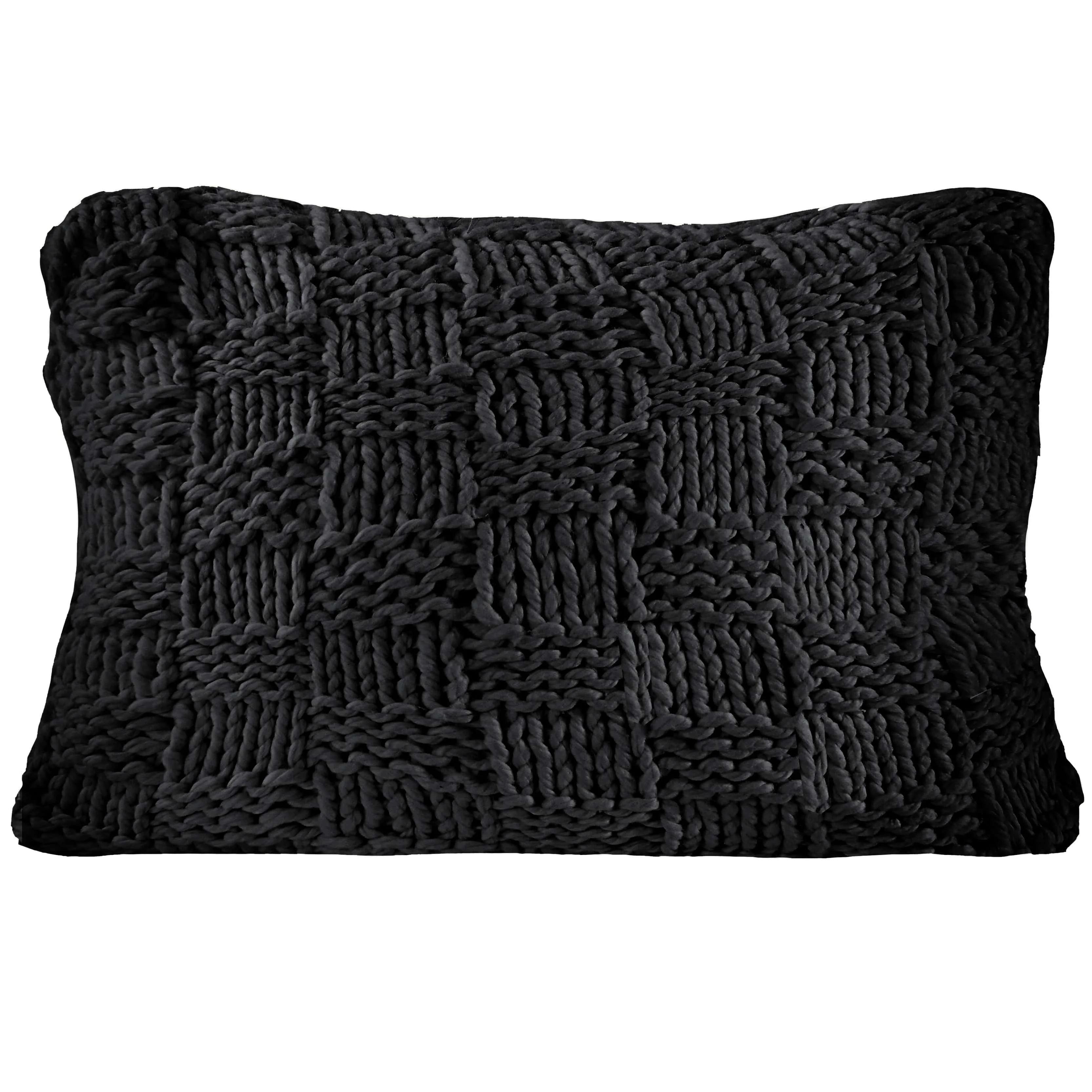 Minimalist Chess Knit Dutch Euro Pillow Unique