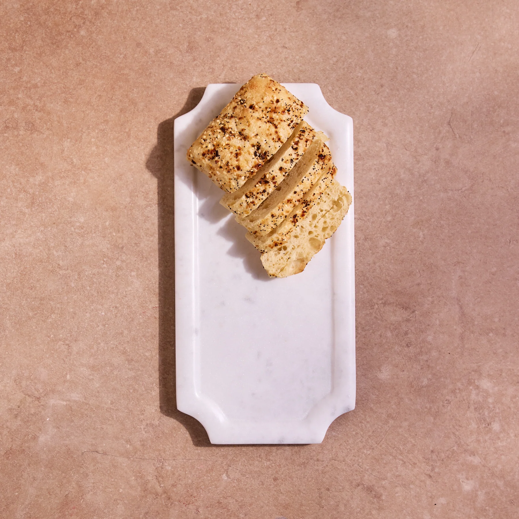 Practical White Marble Framed Board Rectangle Artisan