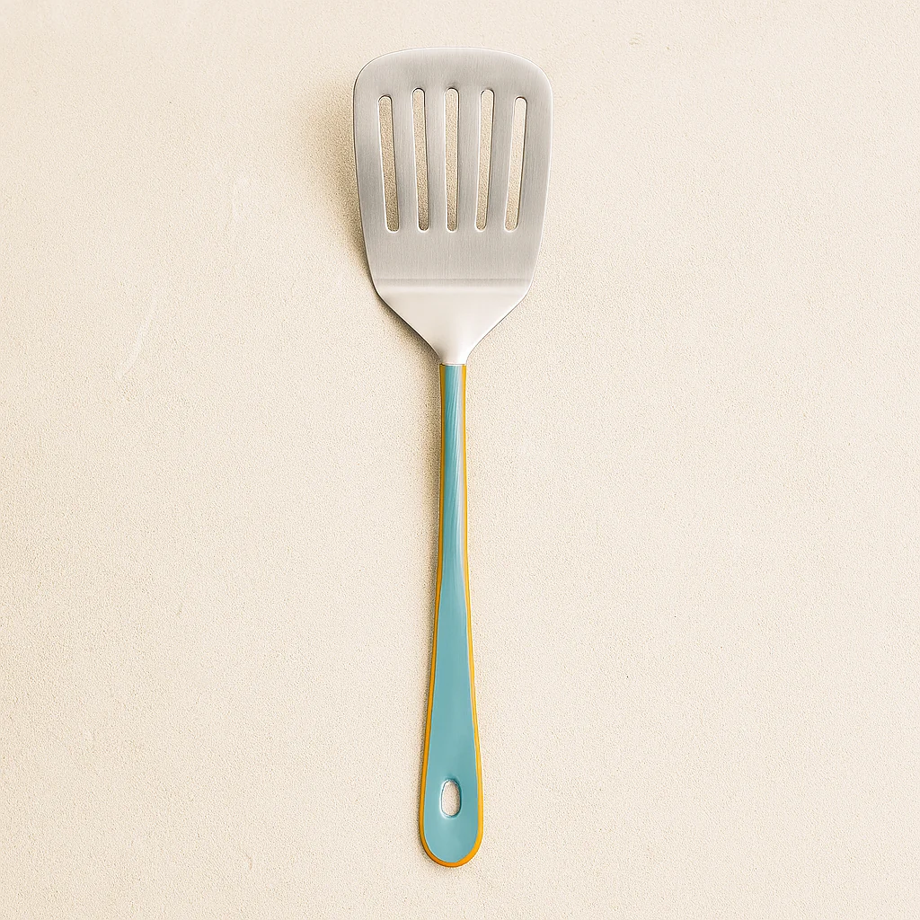 Original Harlow Bright Spatula with Stainless Steel Head Blueberry Verified