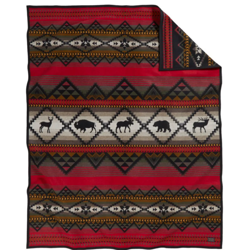Durable Lost Trail Blanket Relaxed