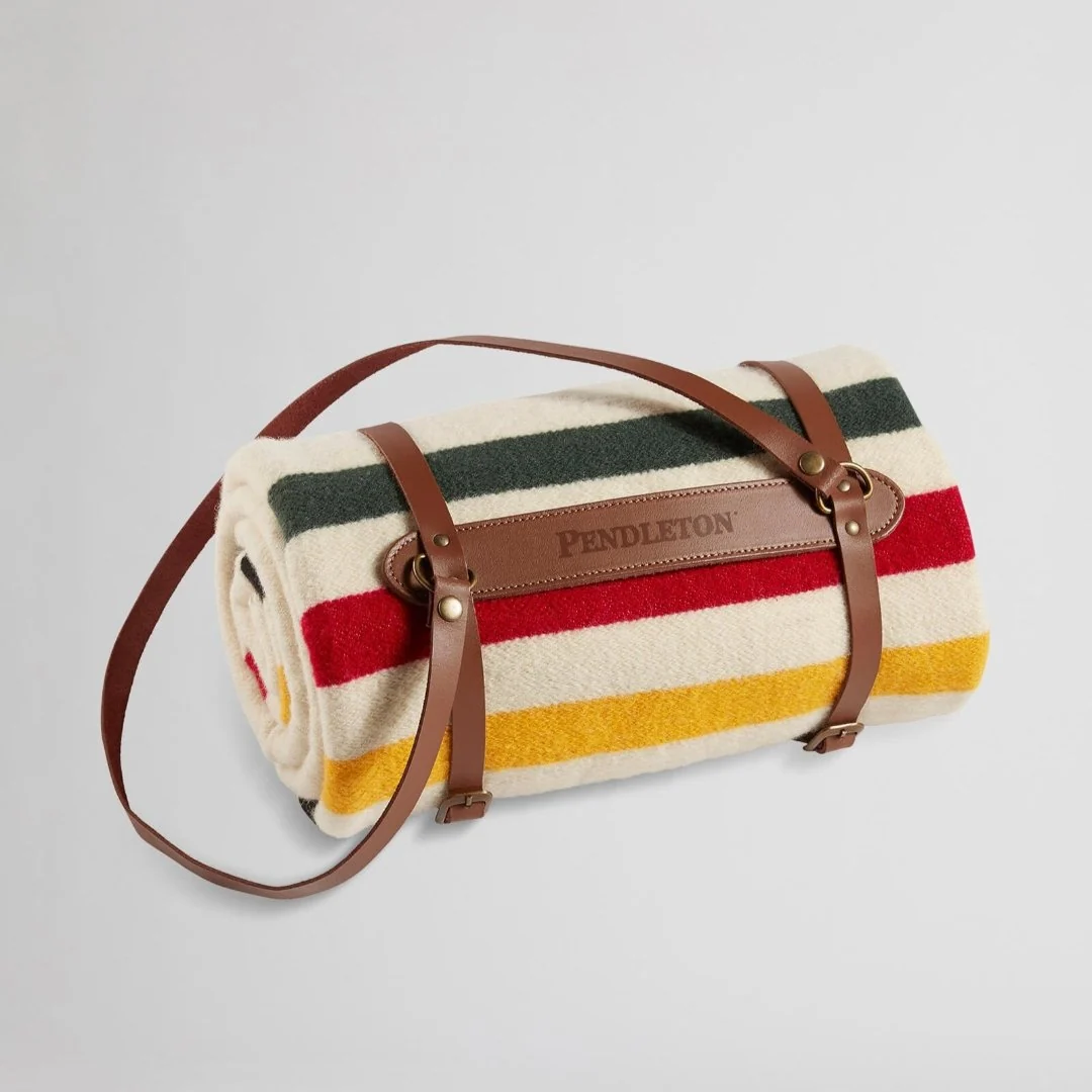 Fast Glacier National Park Throw with Carrier Contemporary