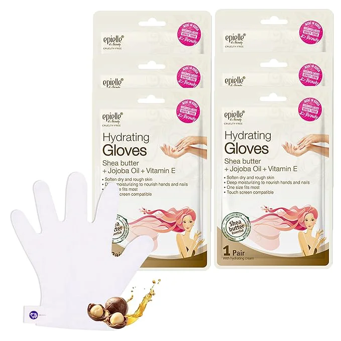 Pure Epielle Hydrating Hand Mask 6 Pairs Relieve and Soften Specialty