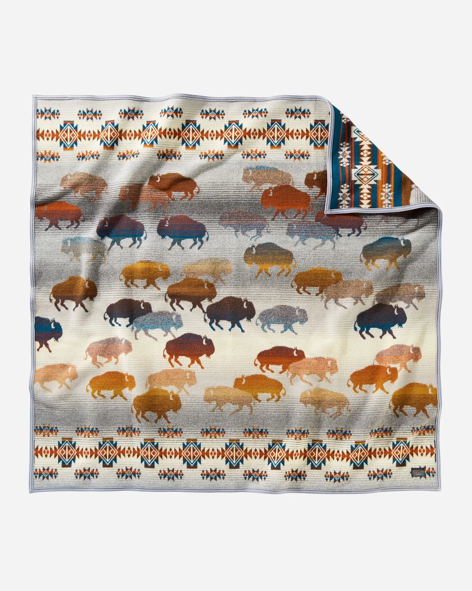 Consistent Prairie Rush Hour Throw Grey Buffalo Innovative