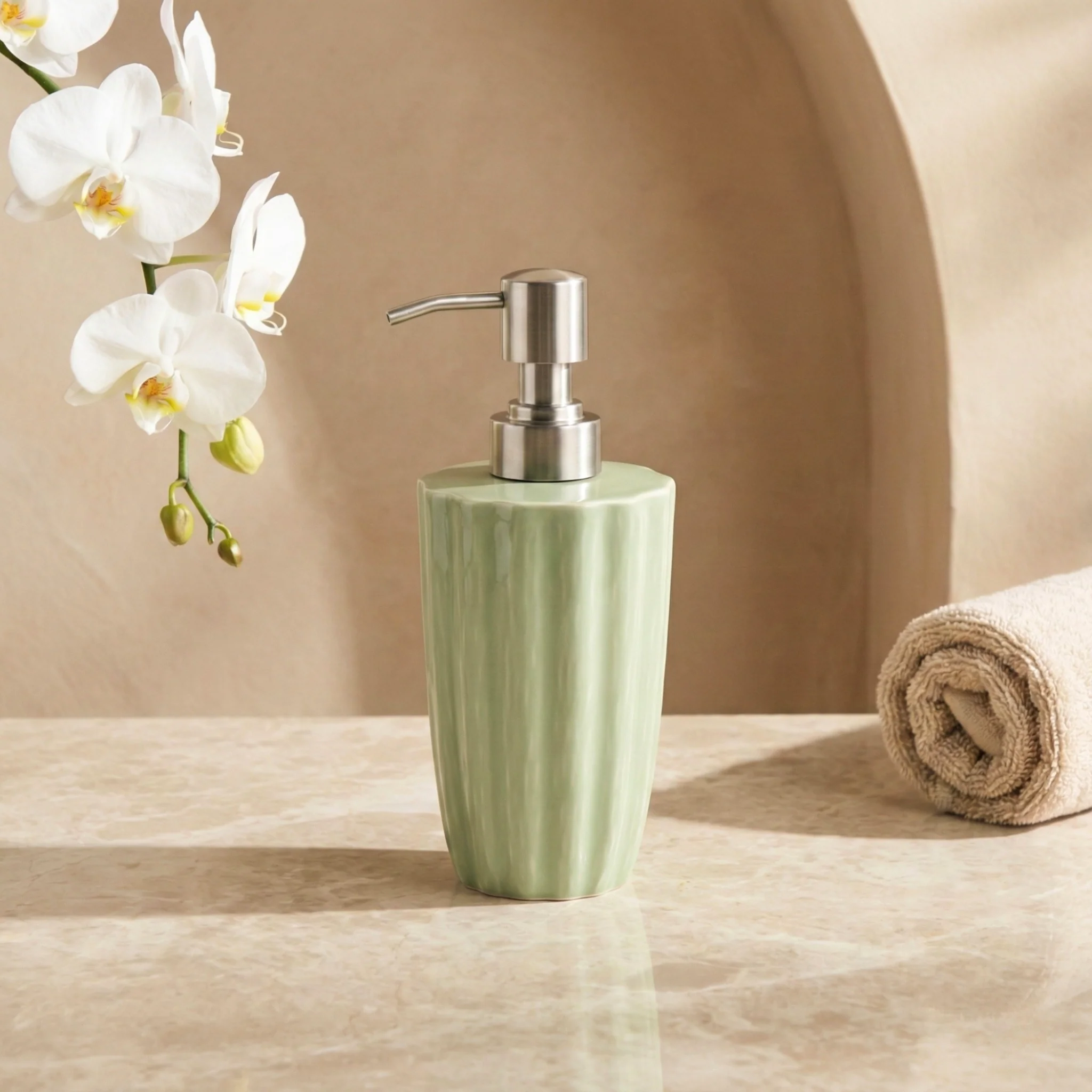 Artisan Nera Soap Pump Light Green Organic