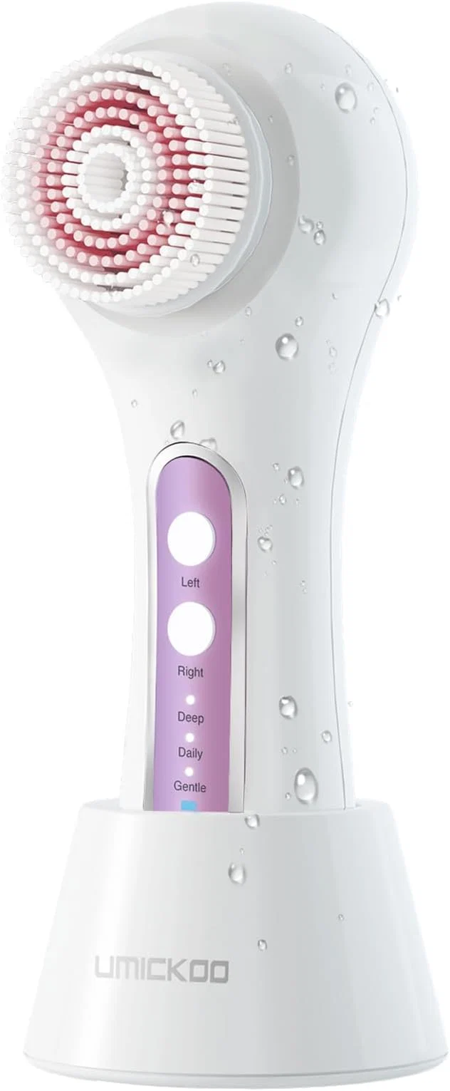 Reliable UMICKOO Electric Facial Cleansing Brush 2-Way Rotating Face Scrubber High-Performance