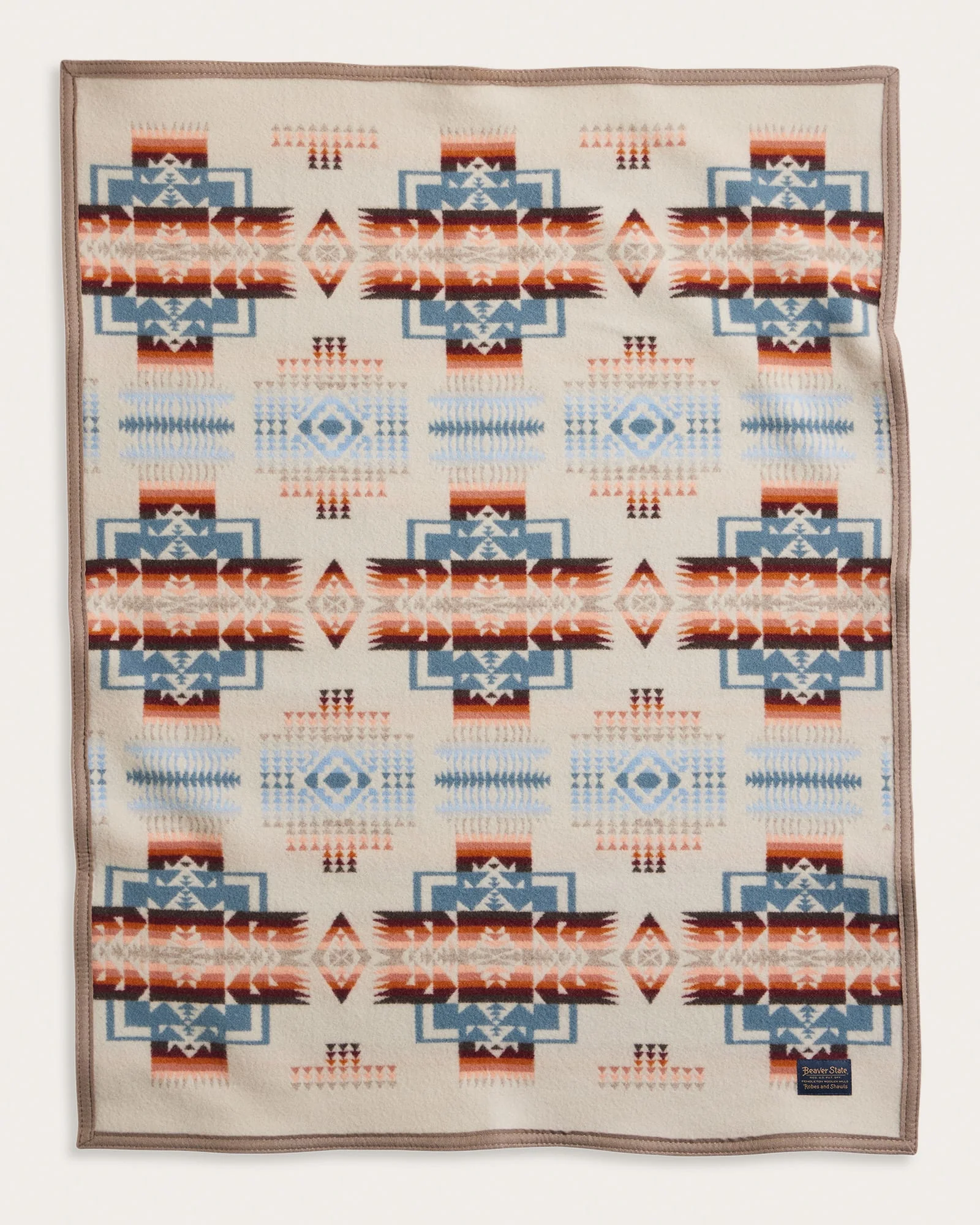 Flexible Chief Joseph Crib Blanket Rosewood Recyclable