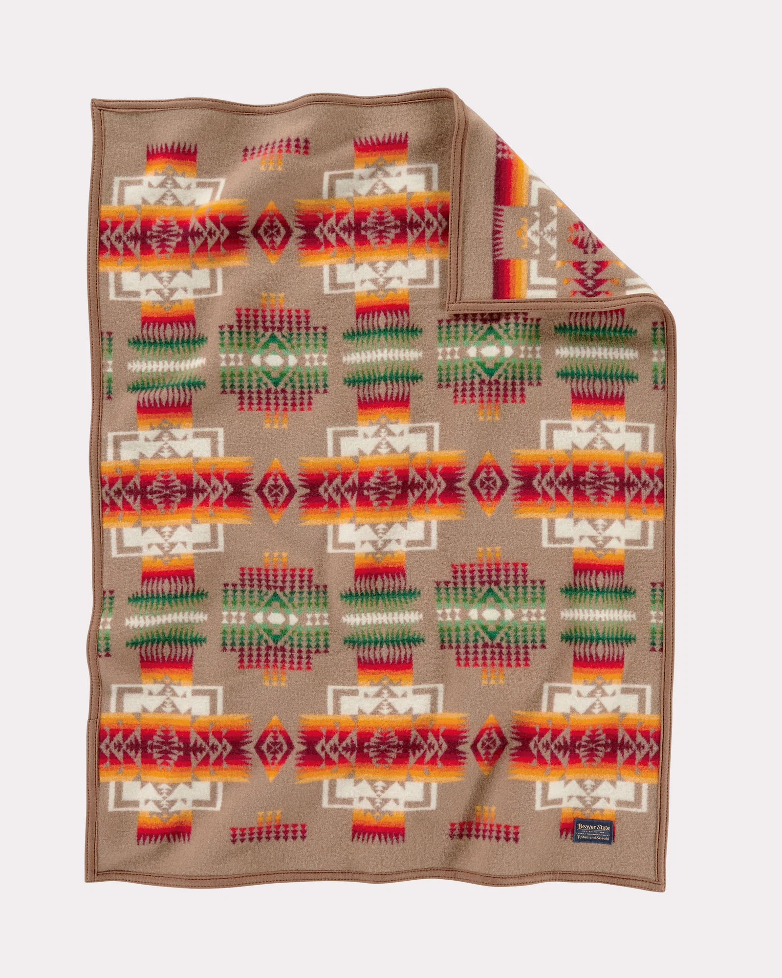 Authentic Chief Joseph Crib Blanket Tan High-Performance