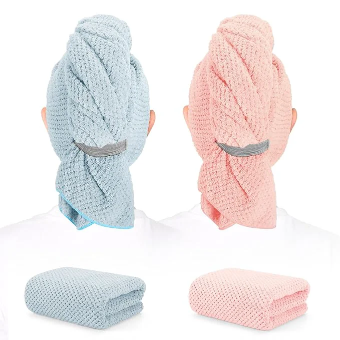 User-Friendly BE 2 Pack Microfiber Hair Towel Dependable