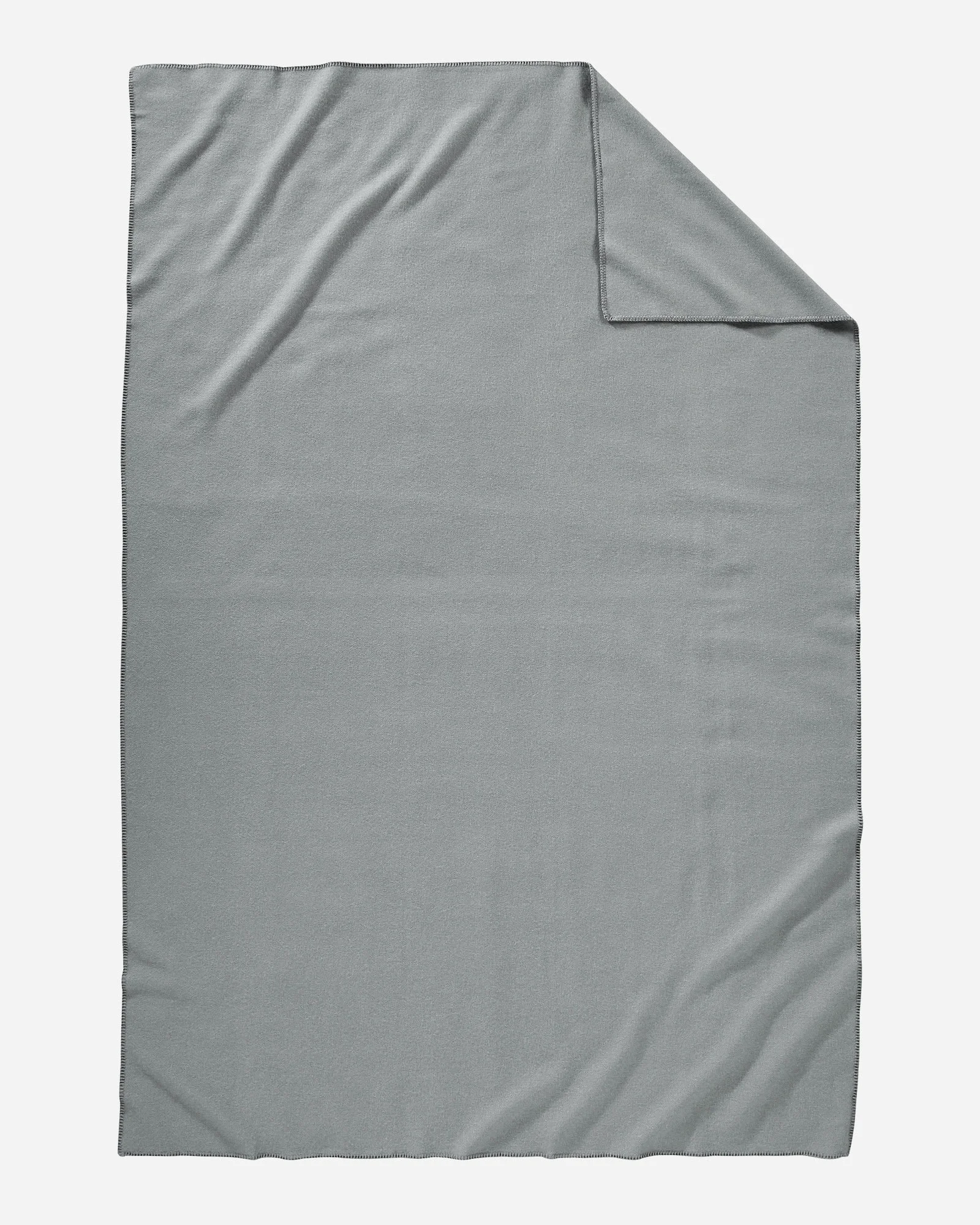 Next-Generation Eco-Wise Wool Solid Blanket Grey Heather Practical
