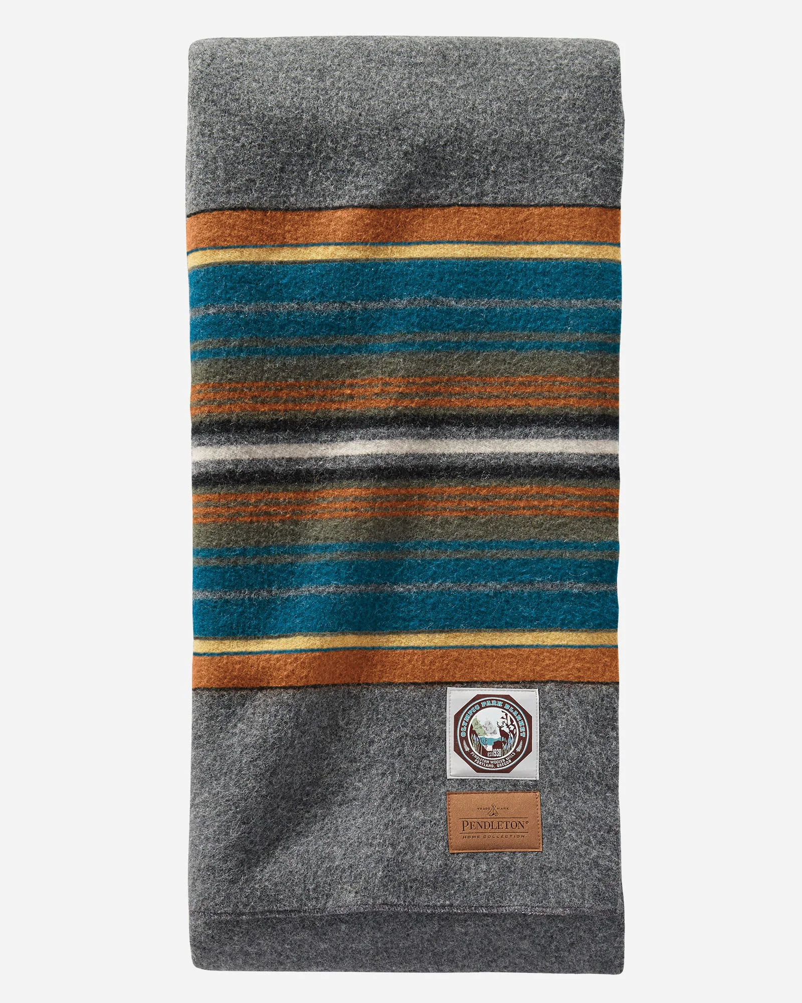 Solid Olympic National Park Grey Blanket Dependable