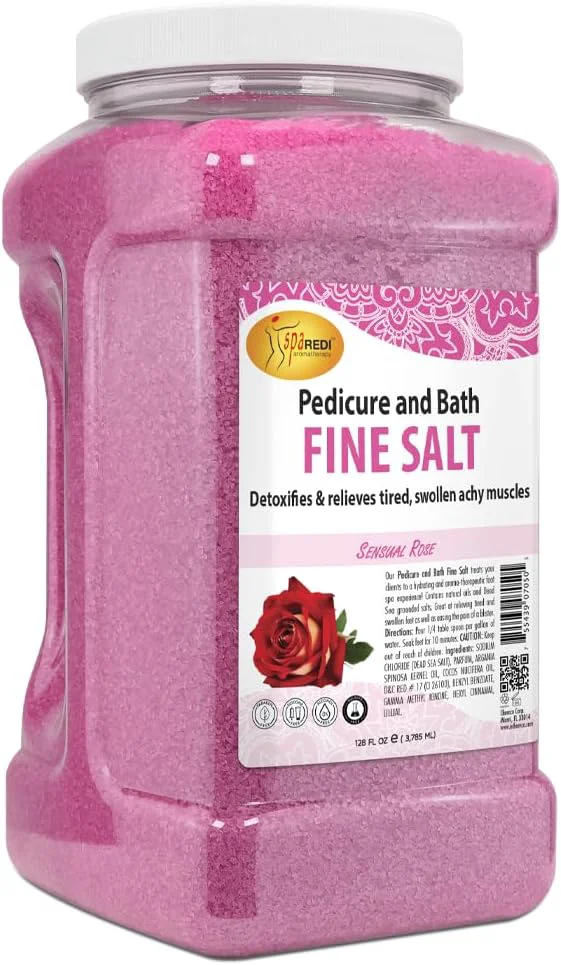 Fast Sensual Rose Detox Foot Soak Professional Spa-Grade Treatment Mineral Comfortable