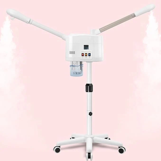Consistent 2 in 1 Facial Steamer with Cold Hot Mist Professional Face Steamer with Smooth