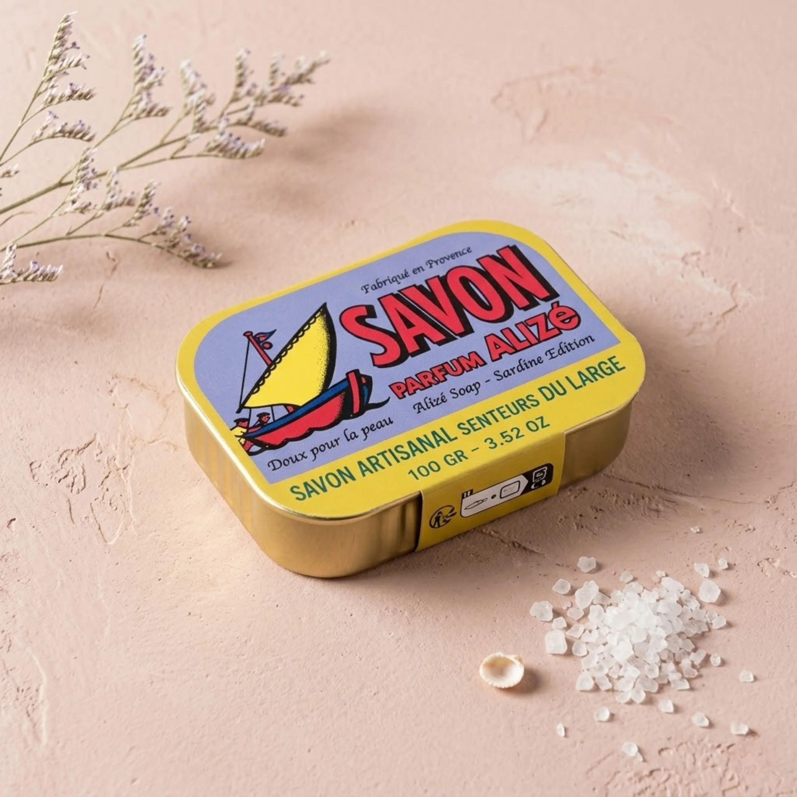 Healthy French Sardine Soap Alizé Convenient