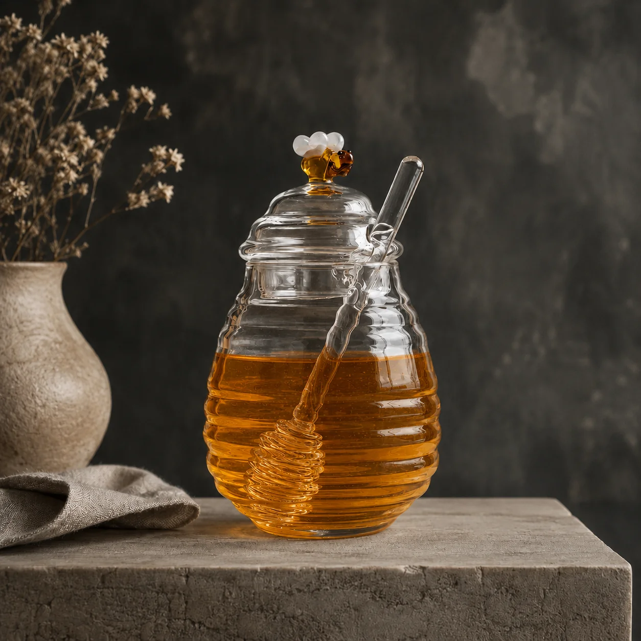 Convenient Hive Honey Pot Enhanced