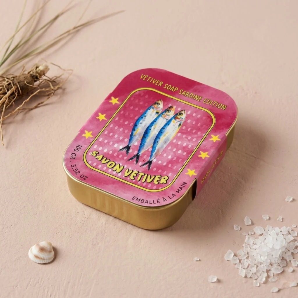 Quality French Sardine Soap Vetiver World-Class
