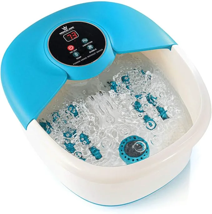 Smooth Medical king Foot Spa Massager - 5 in 1 Foot Bath Massager - Adjustable Heating Proven