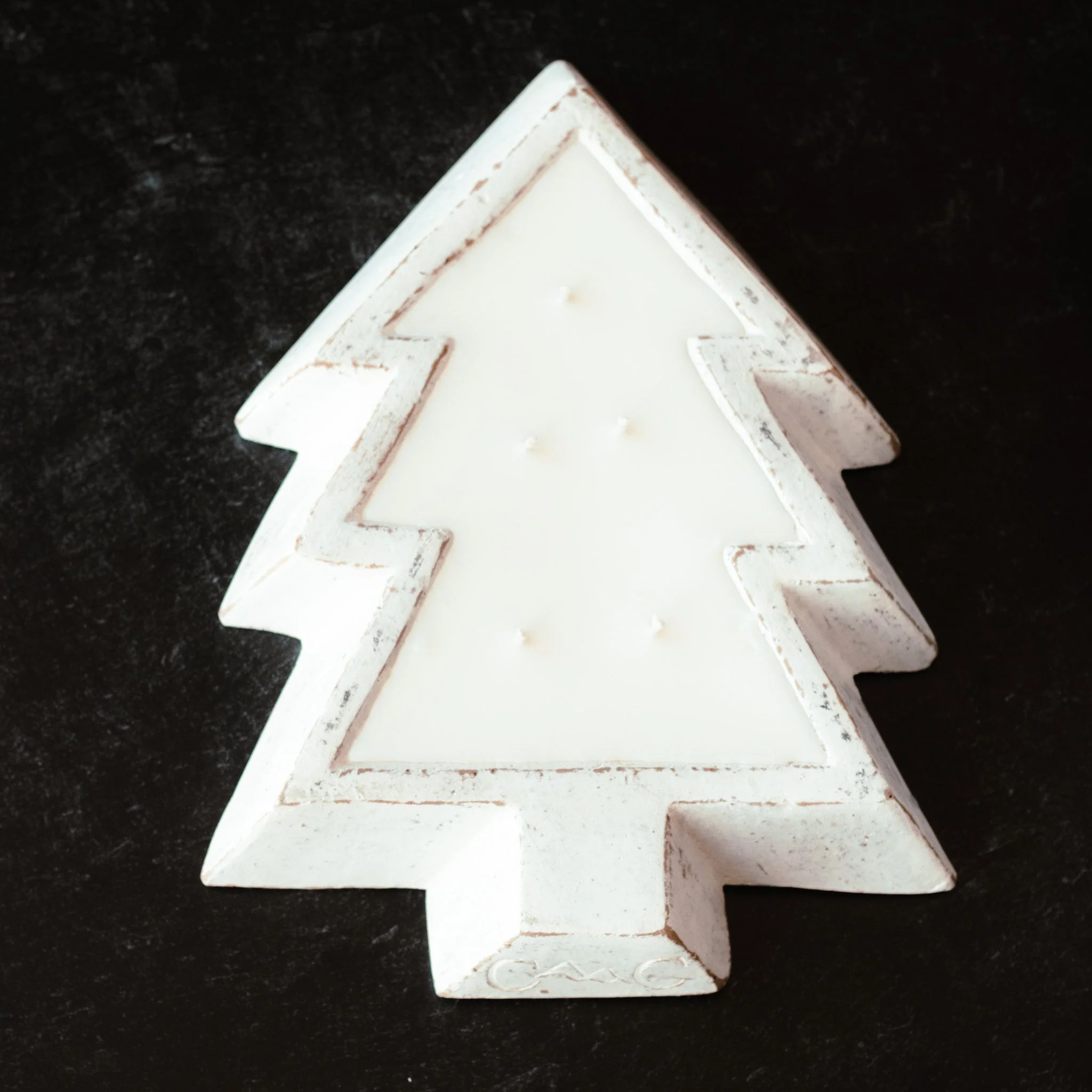 Exceptional White Pottery Tree Bowl Candle - Blackberry Ginger Trusted