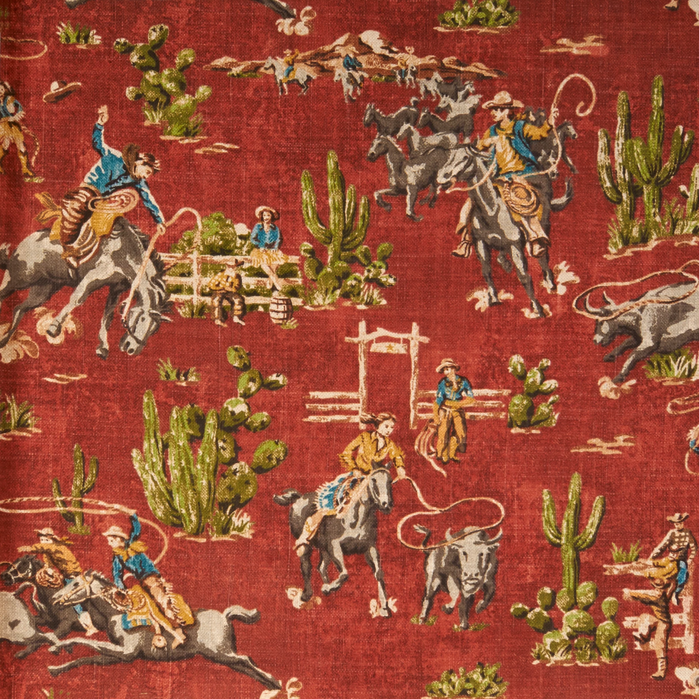 Stylish Ridin 39 amp Ropin 39 -01 Fabric by the Yard Grade 30 Easy-to-Use