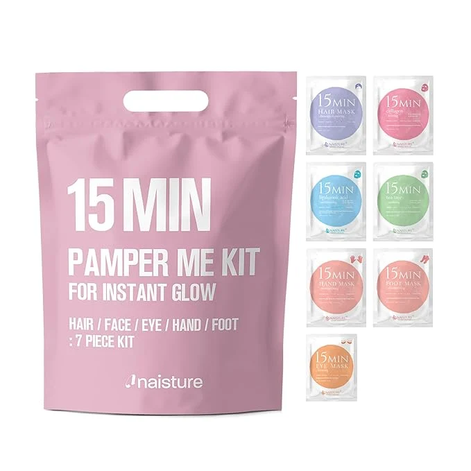 First-Class Naisture 15 Min Pamper Me Kit Korean Spa Skincare Gift Set Genuine