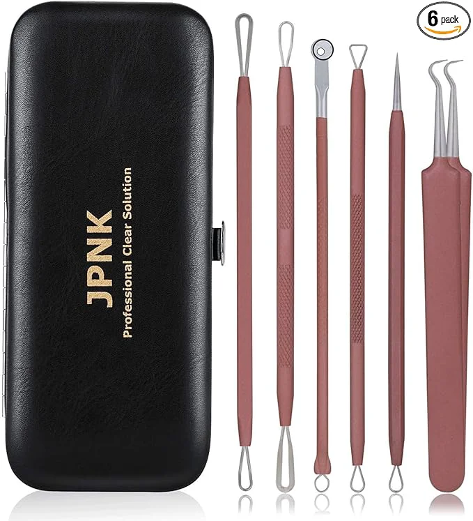 Reusable JPNK Blackhead Remover Tool Comedones Extractor Acne Removal Kit Superior