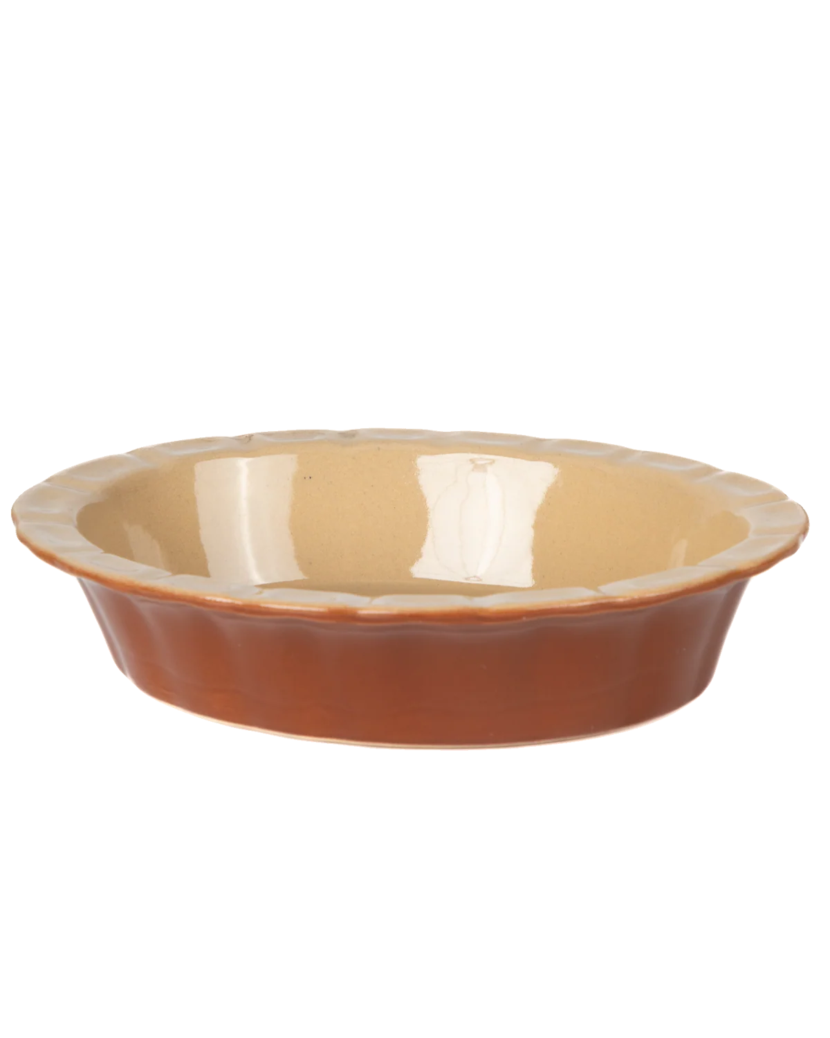 High-End Vintage Oval Pie Dish Small Sophisticated