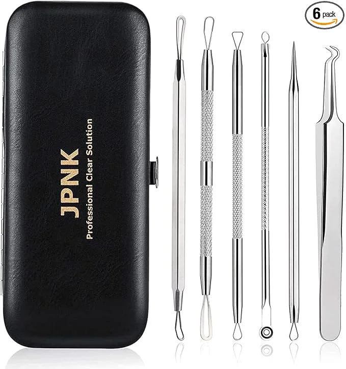 Prestigious JPNK Blackhead Remover Comedone Extractor Acne Removal Kit.. Secure