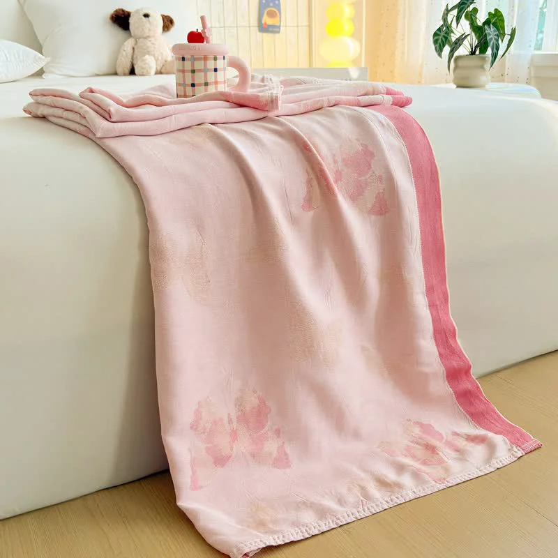 Premium Material Ownkoti Artistic Butterfly Bamboo Fiber Summer Blanket Selected