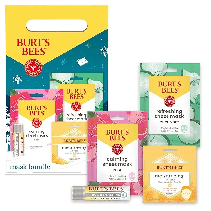 Premium Burt s Bees Mothers Day Gifts Set Face Mask Bundle Ultra Conditioning Lip Advanced