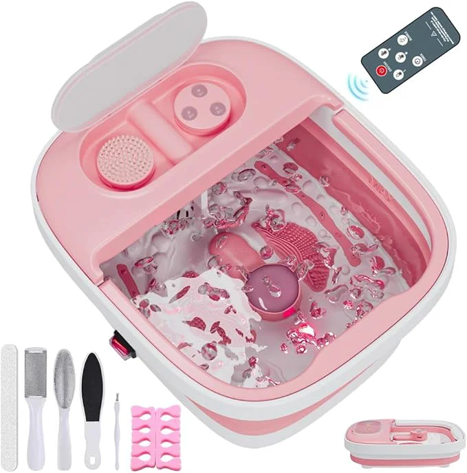 Durable Collapsible Foot Spa Bath Massager Effective