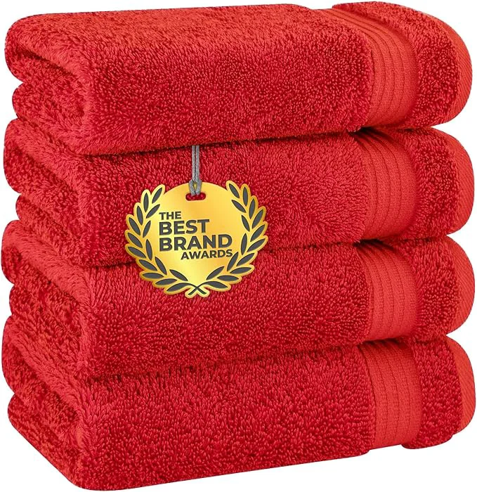 Luxury Cotton Paradise Hand Towels for Bathroom Cotton Turkish 4 Piece Hand Trendy