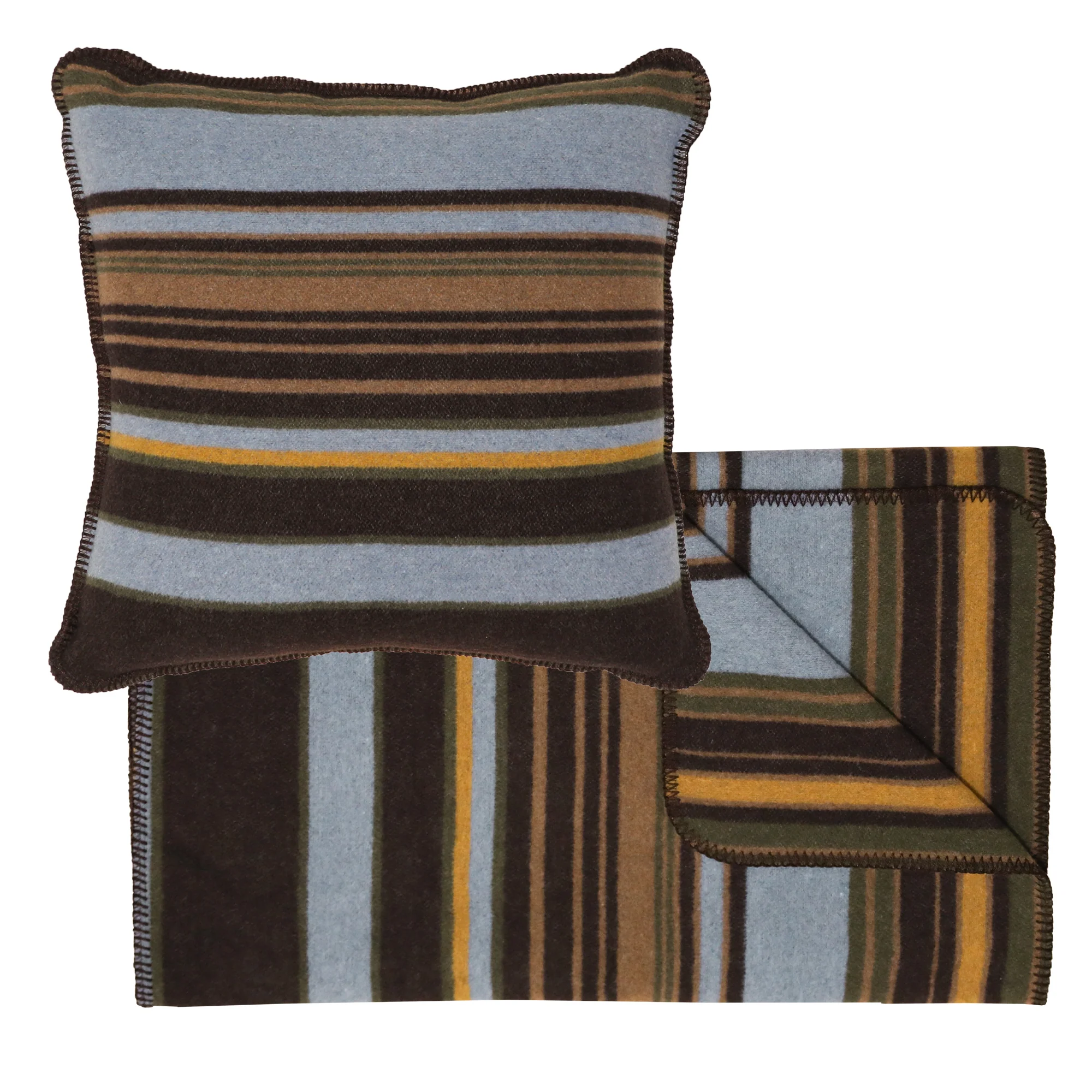 Clean Hudson Earth Bedscarf amp Pillow Set Effective