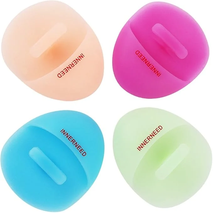 Luxury INNERNEED Super Soft Silicone Face Cleanser and Massager Brush Manual Facial Versatile