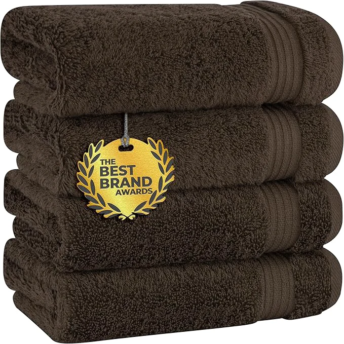 Pure Cotton Paradise Hand Towels for Bathroom Cotton Turkish 4 Piece Hand Crafted
