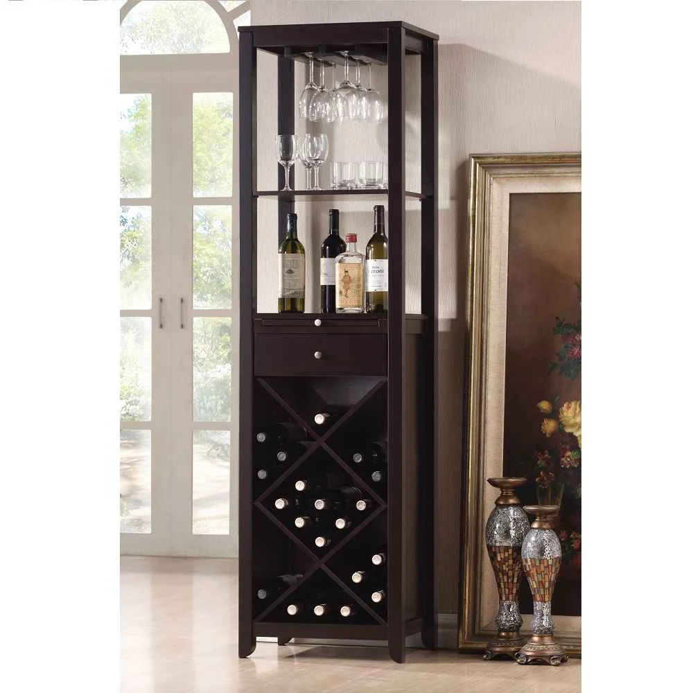 Functional Casey - Wine Cabinet - Wenge Versatile