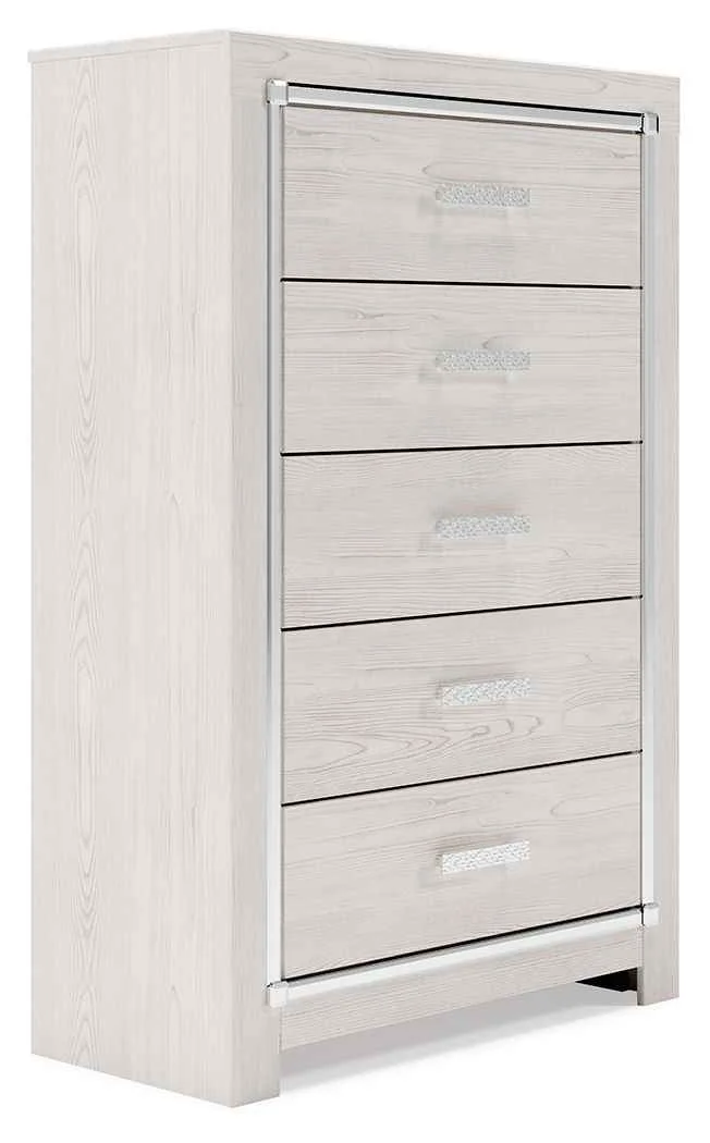 Superior Altyra - Five Drawer Chest - White Premium