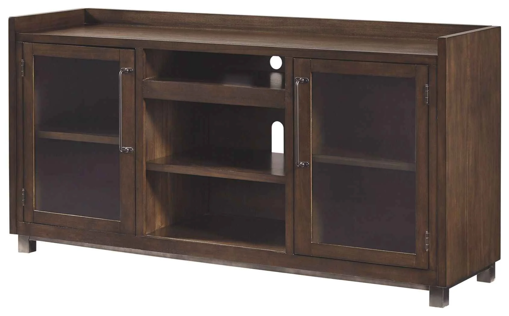 Certified Starmore - XL TV Stand w Fireplace Option - Brown User-Friendly