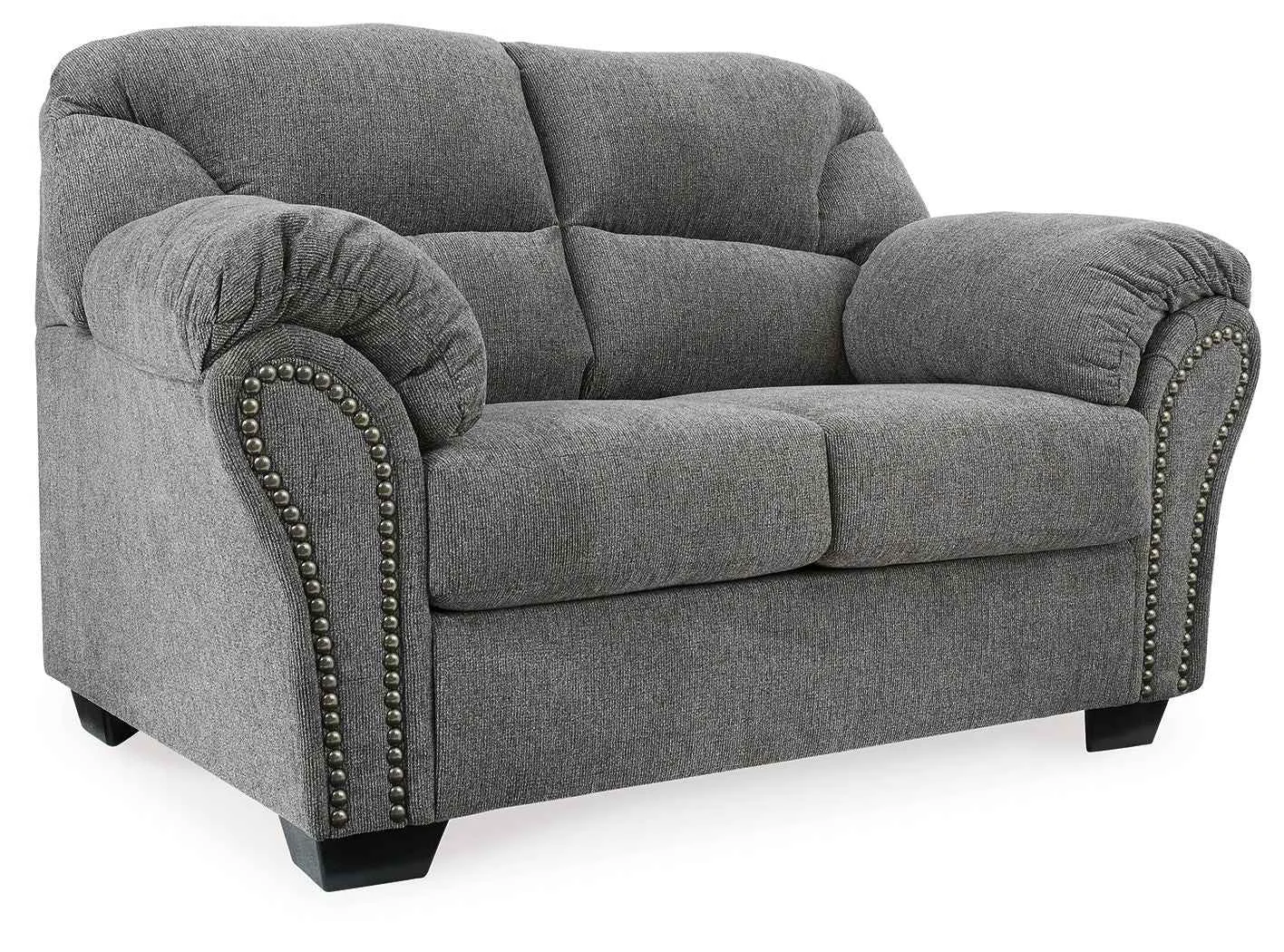 Reliable Allmaxx - Loveseat - Pewter Prestigious