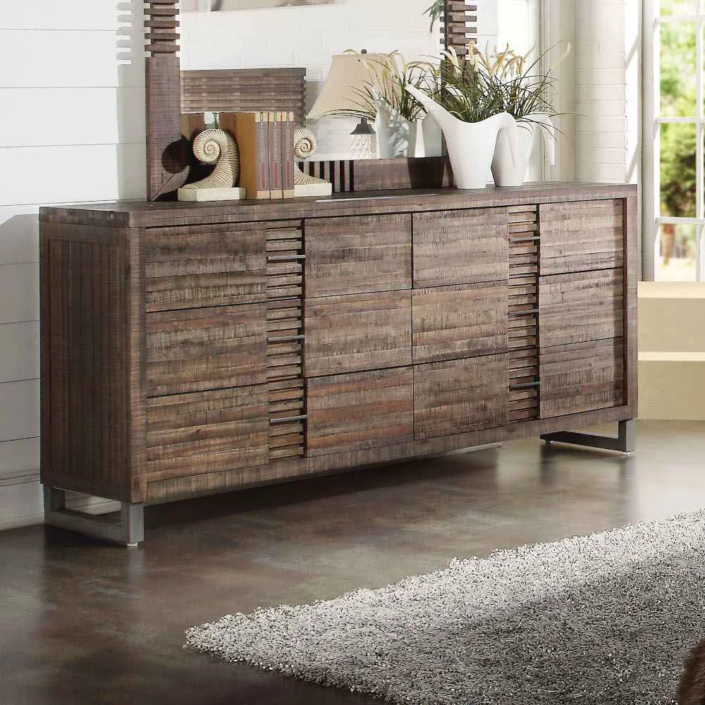 Sustainable Andria - Dresser - Reclaimed Oak Recyclable