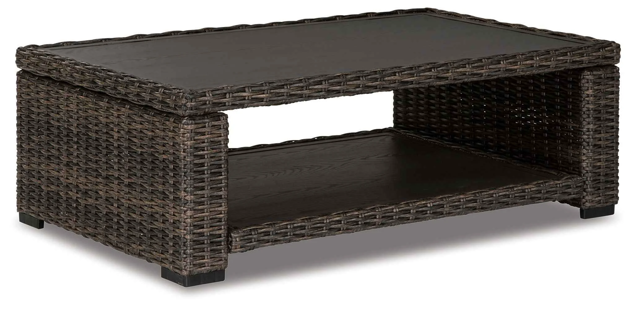 Stylish Grasson Lane - Rectangular Cocktail Table - Brown Outstanding