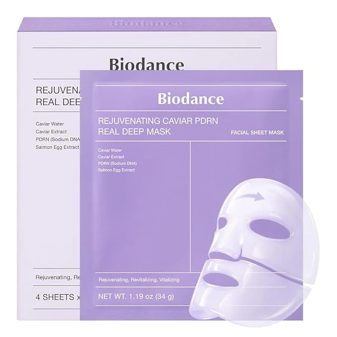 Sustainable BIODANCE Rejuvenating Caviar PDRN Deep Mask Overnight Hydrogel Face Mask Artisan